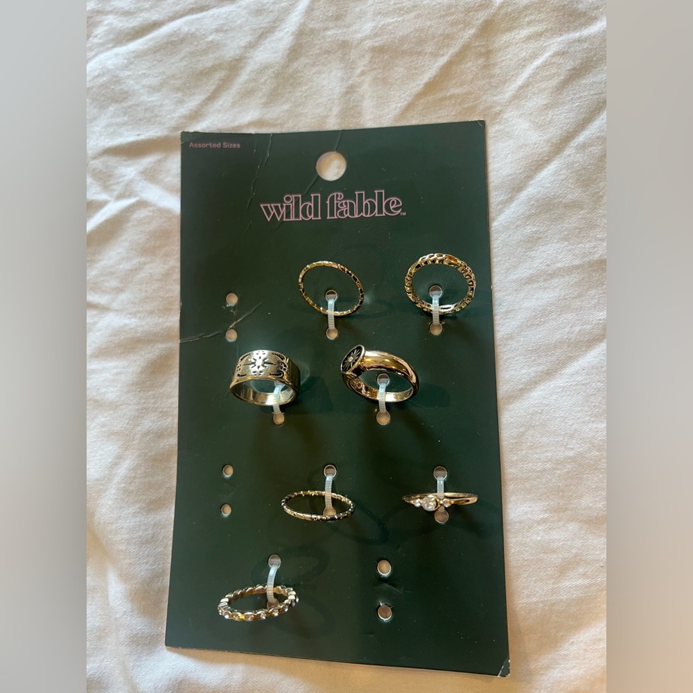 Wild Fable Gold Ring Set